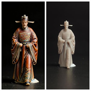 1:64中国古代人物雕像模型摆件(26005)