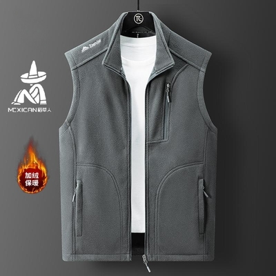 稻草人马甲外套保暖蓄热