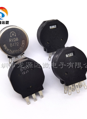 单联塑封电位器 RVS28P-B104/105/203/222/224/333/471/473/562