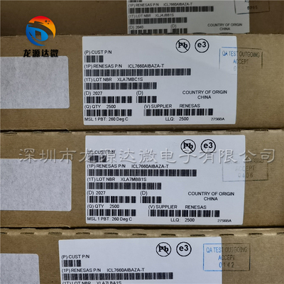 ICL7660AIBAZA-T SOP-8贴片开关稳压芯片 7660AIBAZ 全新原装
