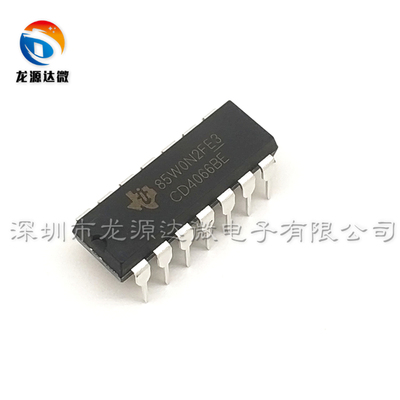 CD4066BE 双向模拟开关 全新原装 CD4066 直插DIP-14