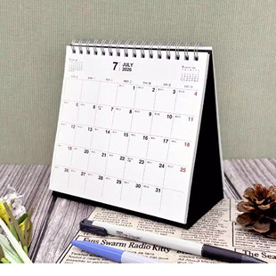 台湾四季2026-2028年40K三年桌历桌面年历日历月历记事办公小台历