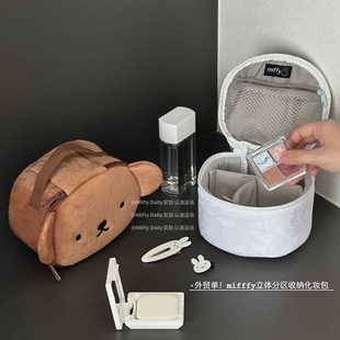 化妆包分区收纳立体不塌化妆品收纳包小型充电器相机拍立得饰品