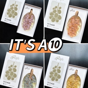 10創意水晶葡萄串香皂純手工香薰禮品伴手禮持久留香肥皂