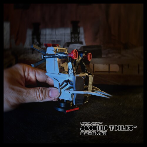 马桶人战士/监控人战士 闪电无双战士（可发射）指挥官级手办