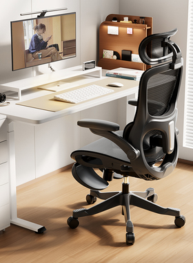 【达人专享】黑白调P2pro+人体工学椅电竞椅电脑椅椅久坐办公椅