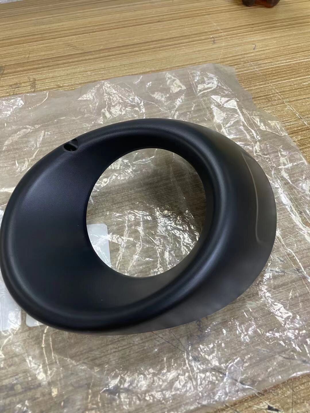 适配13-15款欧蓝德前保险杠灯框 雾灯框 黑色