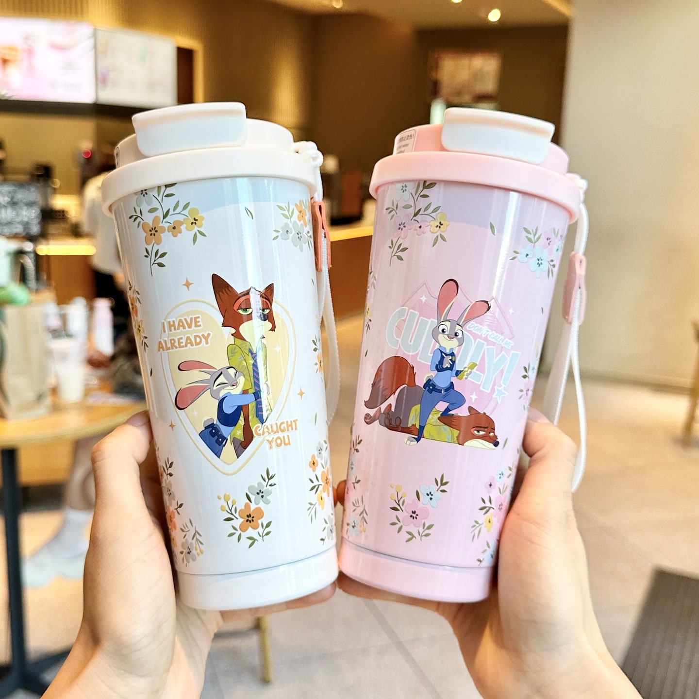 疯狂动物城316不锈钢咖啡保温杯