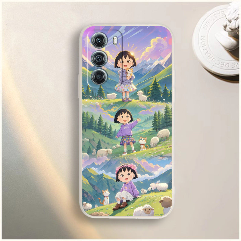 适用于摩托罗拉S30手机壳EDGES30网红可爱小新卡通MotoS30男女新款5G防摔全包软胶保护套