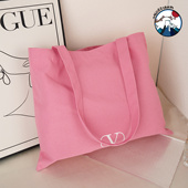 华伦天奴粉色托特包 专柜赠品大容量化妆包 出行便携手提收纳包