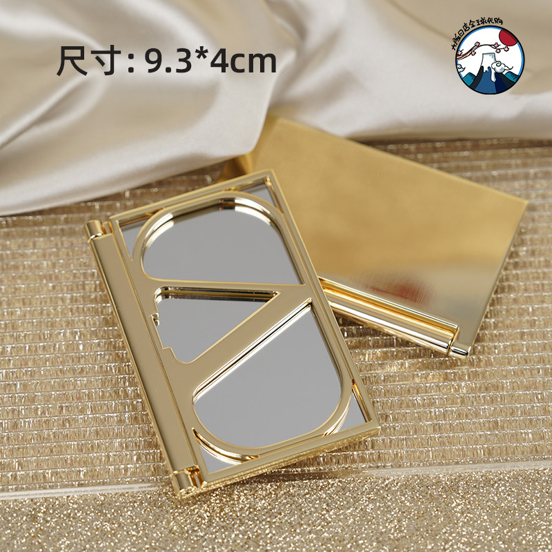 美妆香水专柜赠品Valentino华伦天奴金属化妆镜手持便携随身镜子,家庭/个人清洁工具,随身化妆镜,淘宝优惠券,粉丝福利购,淘宝优惠卷