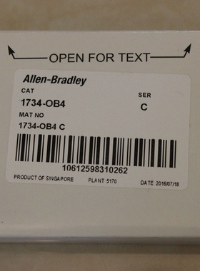 议价1734-OB4模块 AB PLC控制器 罗克韦尔处理器 1734OB4 全议价