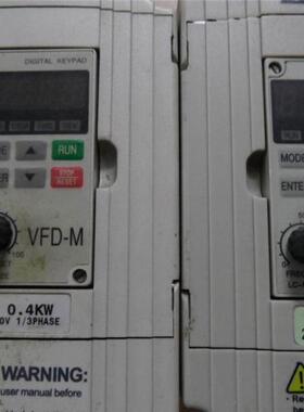 议价询价台达变频器 FD-M系VVFD004装M21A列 0.4KW 220V 原拆机现