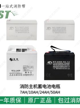 海湾12V10AH 24AH 50AH消防主机备用电池海湾消防系统电源