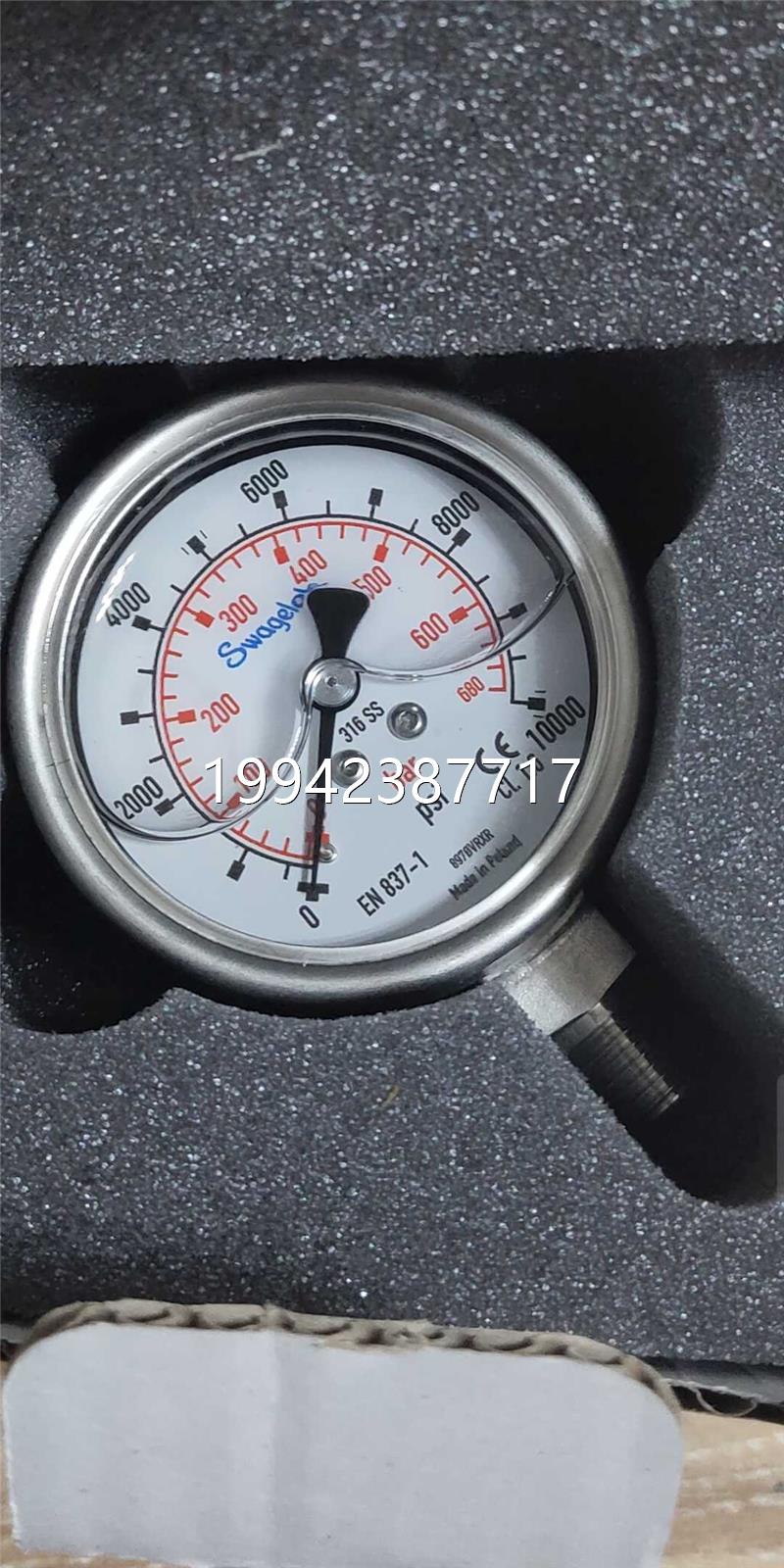 议价swagelok PGI -63B压-PG100K-LA01力表0-1000psi议价