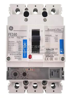 议价正品美国GE通电塑壳断路器FEN160用 3气P 12 5A FEN37DA125JF