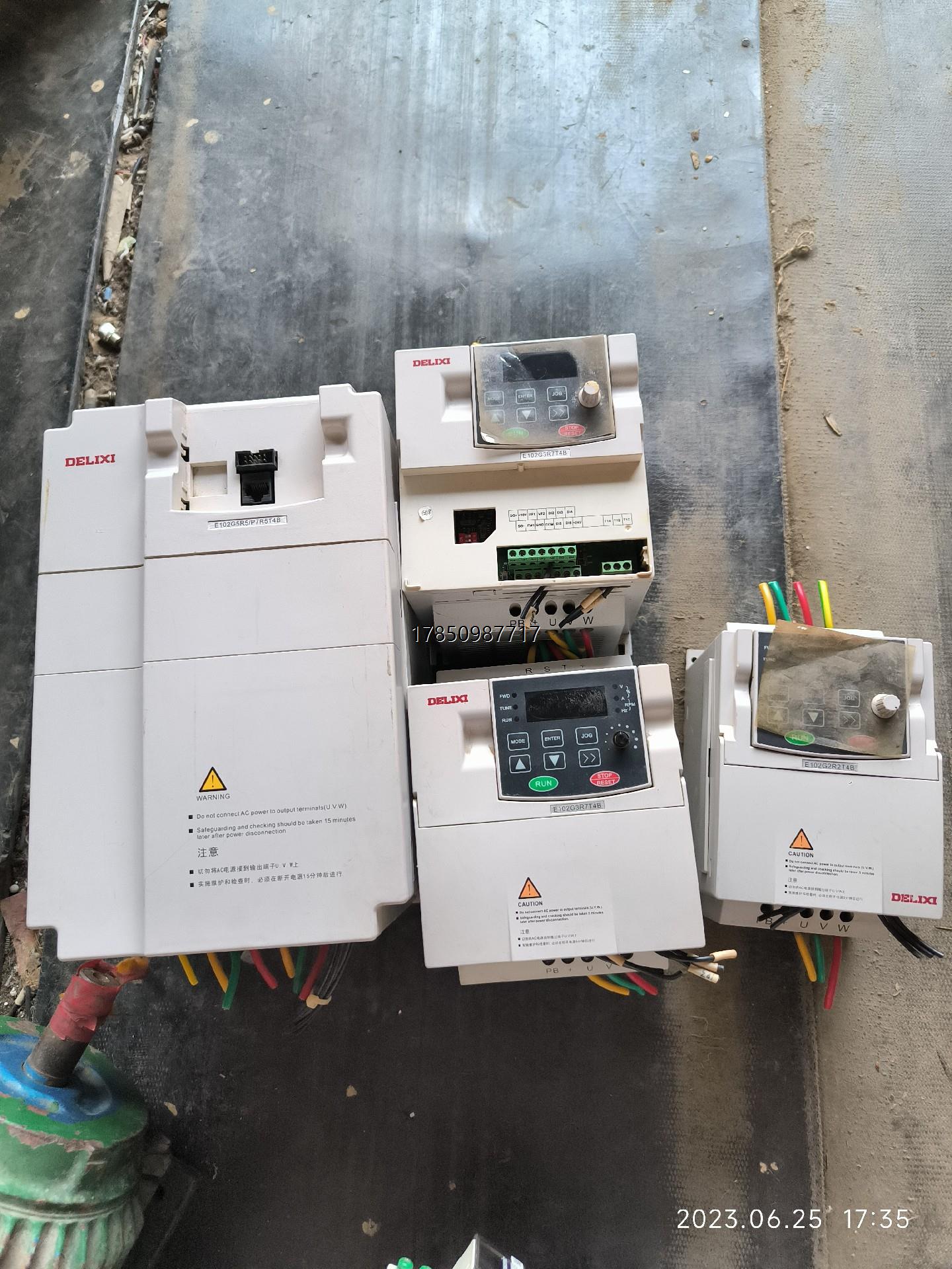 议价询价德力西变频器4台型号CDI-E102G5R5/P7R5T4B议价询价