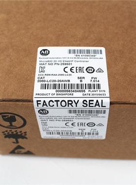 议价B0罗克韦尔 PLC 2080A-LC2-20AWB全新 成色 实物拍摄新 直售