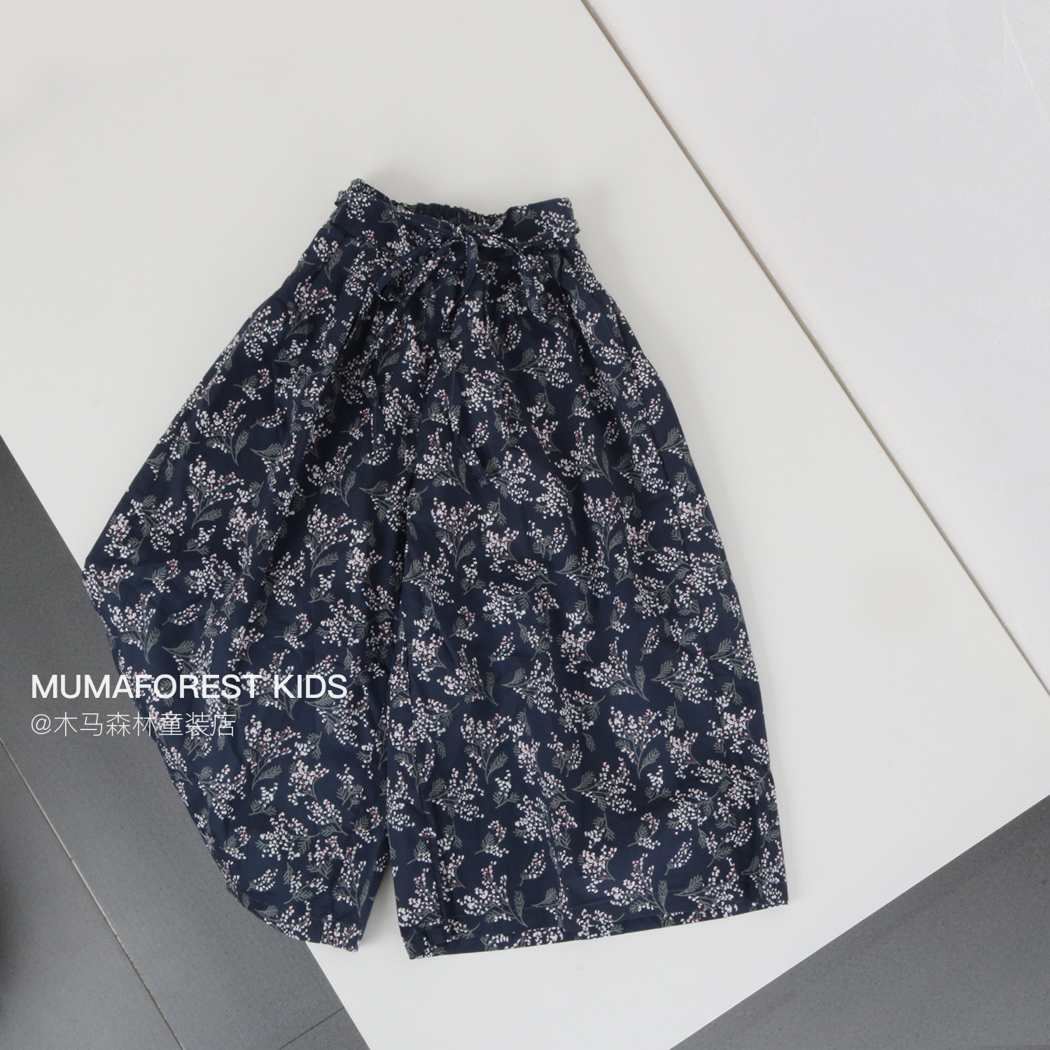 2026春款女童碎花阔腿裤森系纯棉花卉直筒裤儿童休闲长裤百搭时尚,童装/婴儿装/亲子装,裤子,淘宝优惠券,粉丝福利购,淘宝优惠卷