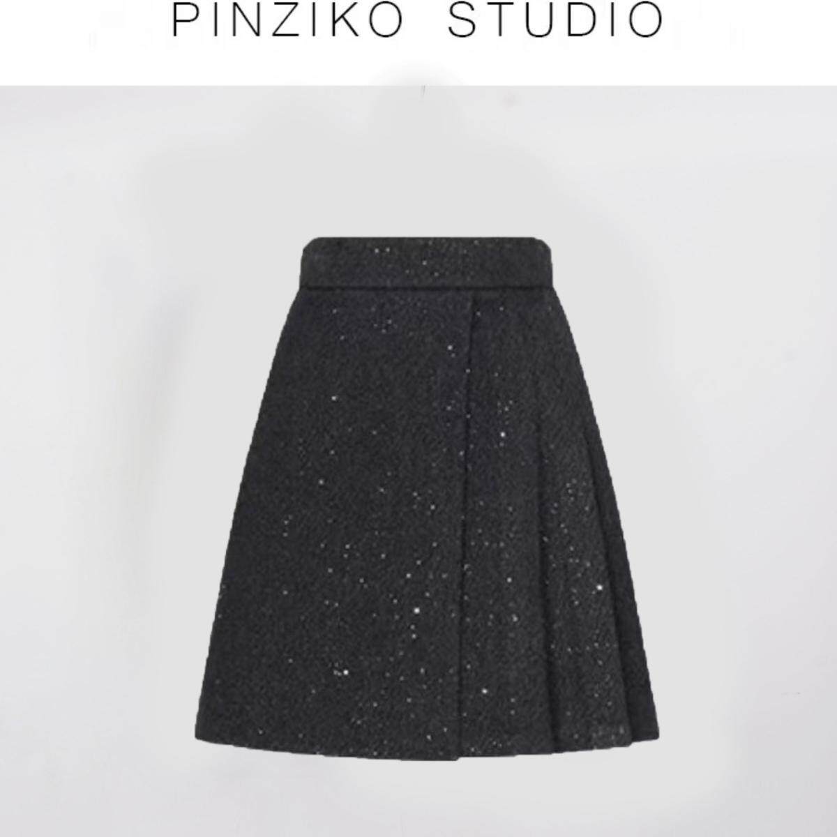 PINZIKO 大兔子 短款羊半身裙