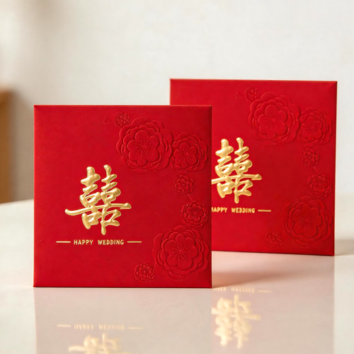 方形红包堵门红包利是封