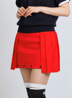 日本25秋冬款ARCHIVIO女士高尔夫服装舒适弹力时尚舒适百褶裙短裙