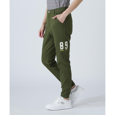 日本25年秋冬款PEARLY GATES女士高尔夫服装休闲干爽时尚舒适长裤