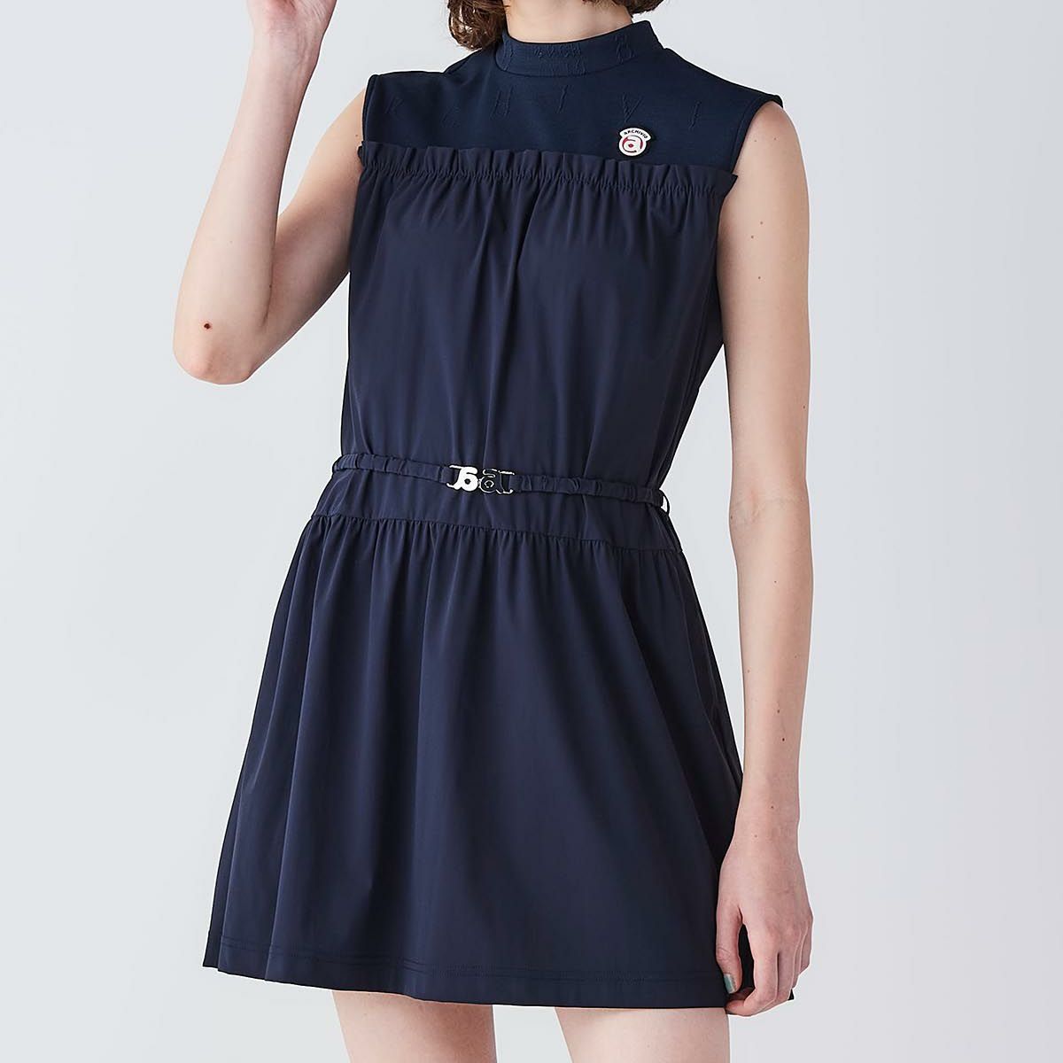 日本Archivio代购25年夏季高尔夫球女装速干polo分层礼服连衣裙