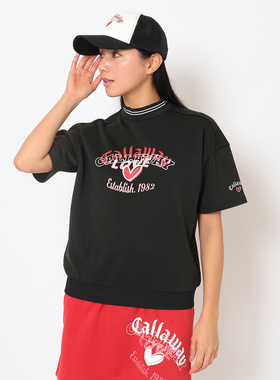 日本26春夏Callaway卡拉威女士高尔夫服装印花舒适修身易打理短袖