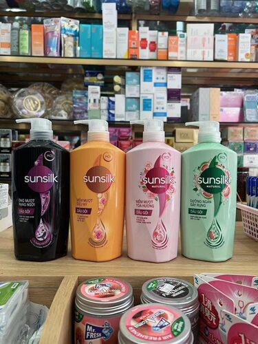 现货越南联合利华sunsilk洗发水