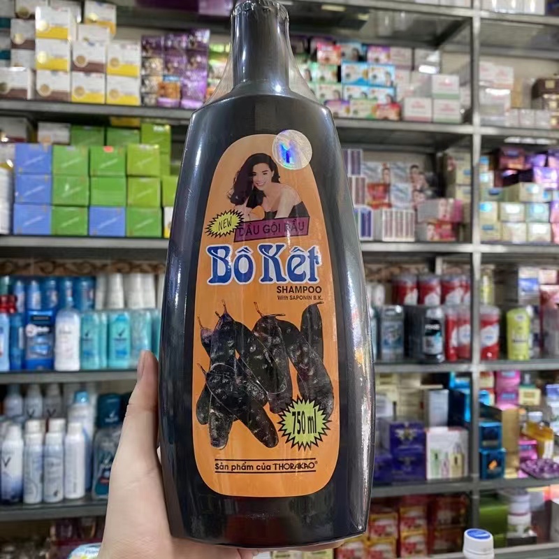 越南bo ket 天然皂角首乌洗发水