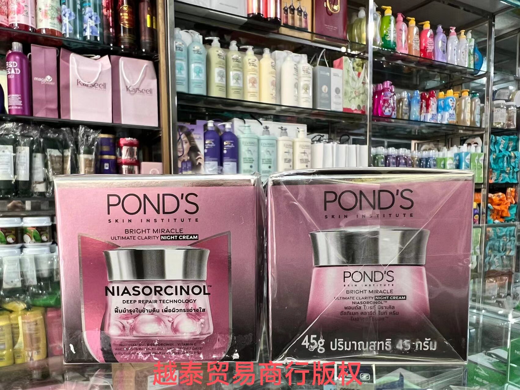 越南旁氏净白透亮粉润面霜50g 保湿滋润减淡斑黑色素晚霜