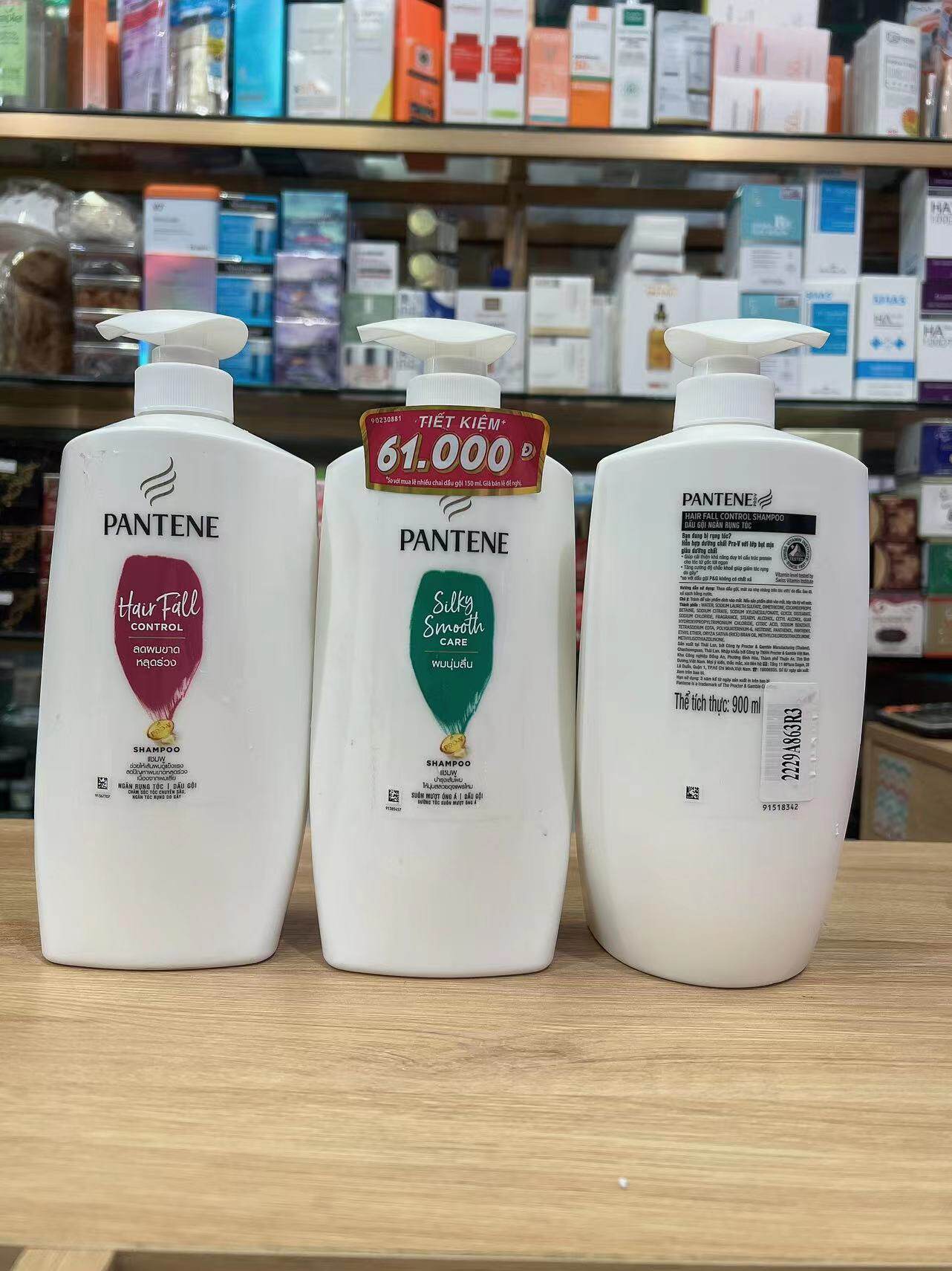 越南pantene潘婷洗发水止痒脱发控油清爽滋养防掉发900ml家庭装