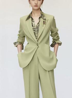 商场同款2025年春季新款修身显瘦长袖西装外套女西服XA02253F2