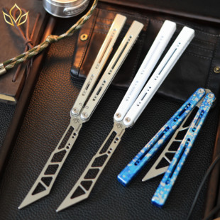 NEWERA新纪元工作室国产原创 曜日V2 回弹音效蝴蝶刀甩刀 未开刃