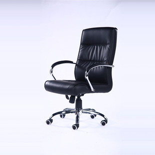 铜牛新款人造革办公椅家用现代简约皮革员工椅子旋转脚可躺职员椅