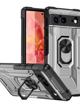 适用谷歌Pixel6手机壳男女Google6Pro指环支架车载磁吸6A全包防摔