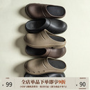 NOFAITH包头拖男减震厚软底足弓支撑EVA轻质日常休闲外穿防滑拖鞋