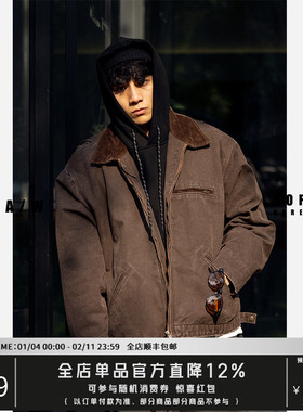 NOFAITH底特律工装夹克男秋季款日系复古cleanfit上衣外套无信仰