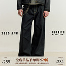 宽松百搭休闲直筒长裤 男秋季 NK5246 型牛仔裤 NOFAITH复古原色A字版
