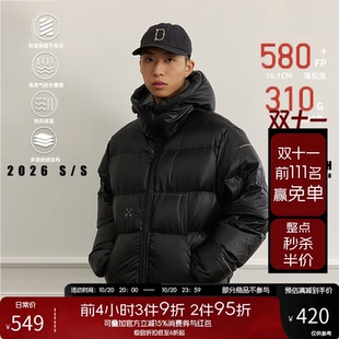 NOFAITH连帽羽绒服男冬季款宽松加厚保暖日系复古情侣面包服外套