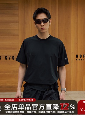 NOFAITH日企东丽简约速干短袖t恤男夏季款纯色基础款宽松休闲上衣