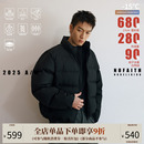 NOFAITH短宽立领羽绒服男冬季 280G充绒量防风保暖面包服情侣外套