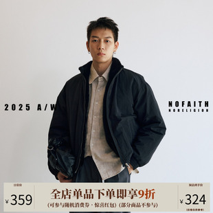 NOFAITH重磅1000G仿貂毛立领夹克上衣男冬季 御寒复古宽松休闲外套