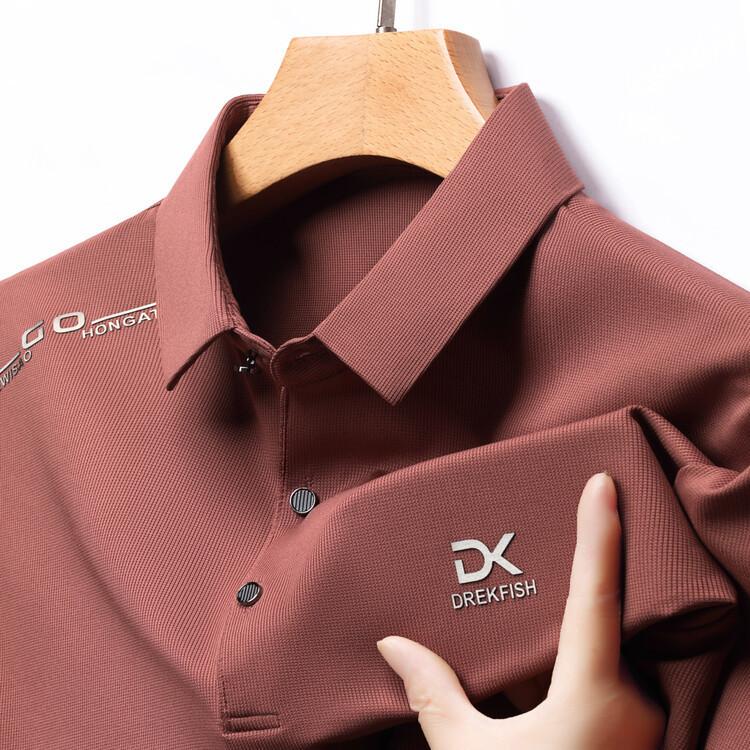 男参加婚礼服衣服短袖t恤POLO衫爸爸嫁女儿男装喜公公婚宴装结婚