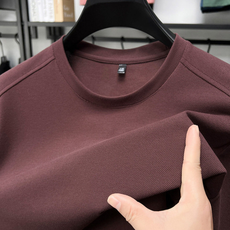男参加婚礼服衣服短袖t恤POLO衫爸爸嫁女儿男装喜公公婚宴装结婚