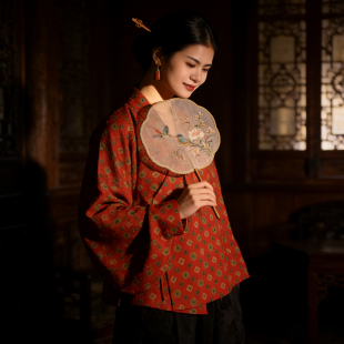 水袖 国风薄款 新中式 汉服女士日常上衣260313T 归岚