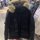 Lining 中长羽绒服80%鸭绒保暖宽松连帽中长羽绒服AYMV341 李宁