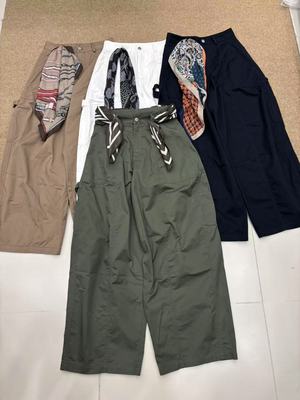 欧洲站2025早秋新款欧货时尚阔腿裤女宽松显瘦休闲裤工装裤女