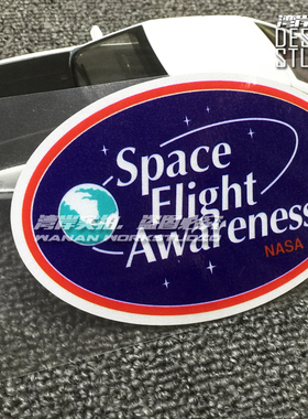 最速湾岸 SpaceFlight宇航员航天太空探索椭圆标彩色标志贴车贴
